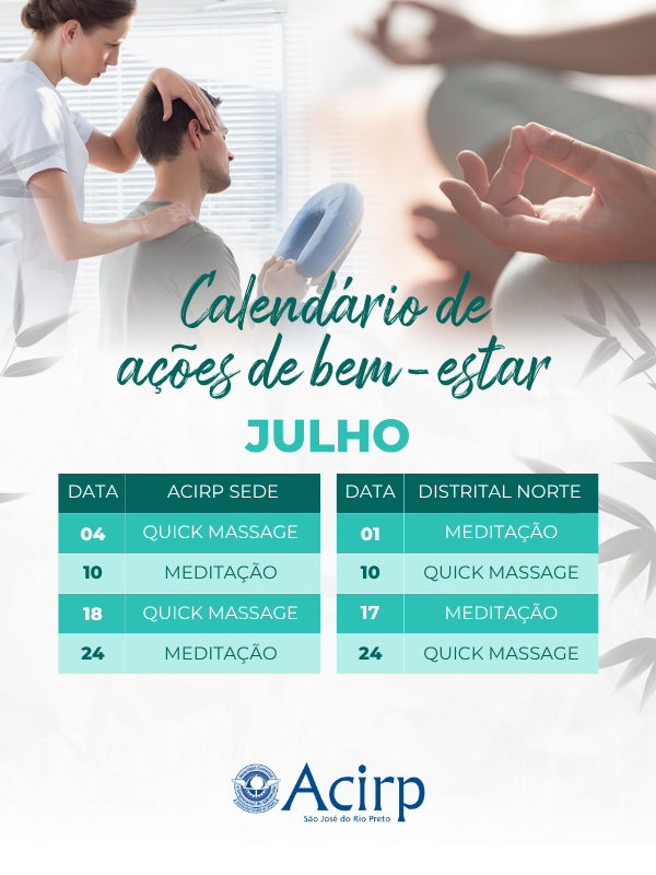 Calendário Ações Bem-Estar