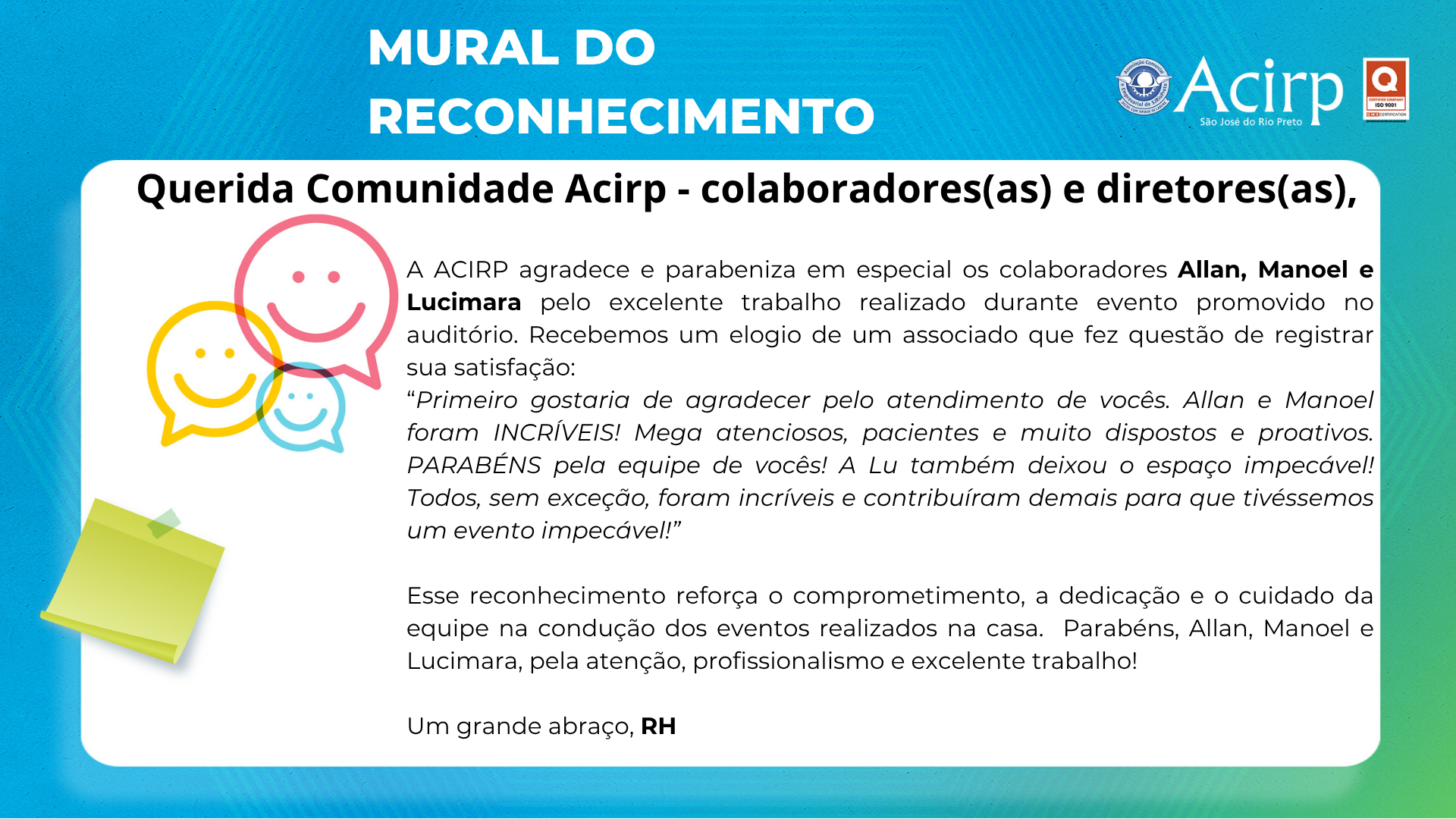Mural de Reconhecimento