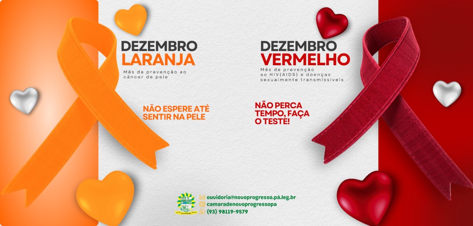 dezembro vermelho e laranja